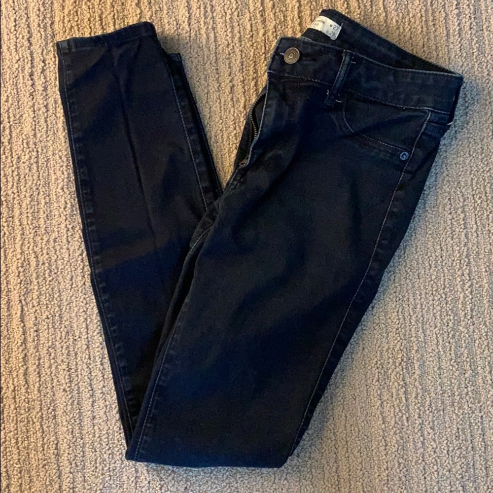 Abercrombie and Fitch dark denim jean leggings